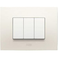 OFFERTA ABB PLACCA 2 MODULI, COLORE BIANCO