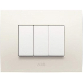 OFFERTA ABB PLACCA 3 MODULI, COLORE SABBIA