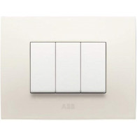 OFFERTA ABB PLACCA 7 MODULI, COLORE BIANCO