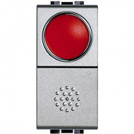light tech - pulsante + portalamp rosso BTICINO NT4038R