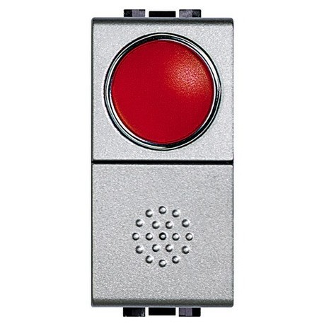 light tech - pulsante + portalamp rosso BTICINO NT4038R