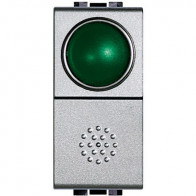 light tech - pulsante + portalamp verde BTICINO NT4038V