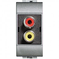 light tech - modulo doppio RCA BTICINO NT4269R