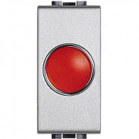 light tech - portalampada spia rosso BTICINO NT4371R