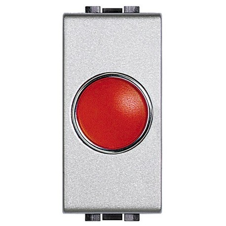 light tech - portalampada spia rosso BTICINO NT4371R