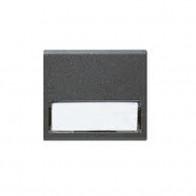 AVE 45388S PULSANTE CON TARGH. X SC.TONDA NOIR