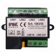 Urmet UTD1083/55 DISTRIBUTORE 4 UTENZE 2VOICE