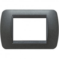 Offerta per  living int - placca 3P grafite nero BTICINO L4803GFN