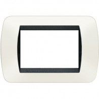 Offerta per  living int.- placca 3P plastica bianco s. BTICINO L4803PB