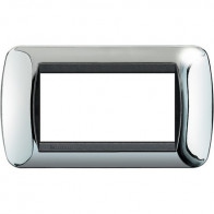 Offerta per  living int - placca 4 posti cromo lucido BTICINO L4804CR