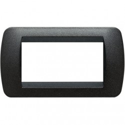 Offerta per  living int - placca 4P grafite nero BTICINO L4804GFN