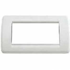 Offerta Vimar VIM16764.04 Placca RondÃÂ² 4M bianco Idea