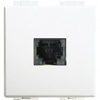 luna - connettore telefonico RJ11 2 moduli BTICINO C4233/11