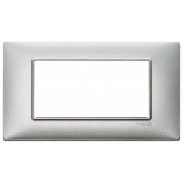 Offerta Vimar VIM14654.71 Placca 4M argento metallizzato