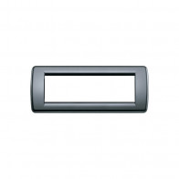 Offerta Vimar VIM16766.15 Placca Rondò 6M grigio grafite