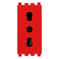 Offerta Vimar VIM19203.R Presa 2P+T 16A P17/11 rosso