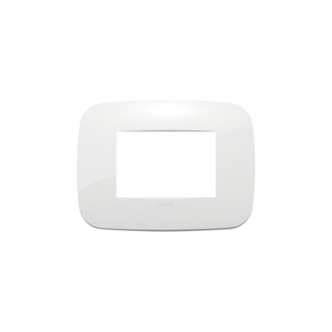 Offerta Vimar VIM19683.84 Placca Round 3M bianco