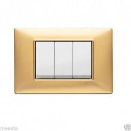 Offerta Vimar VIM14653.25 Placca 3M oro opaco