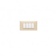 Offerta Vimar VIM14654.03 Placca 4M beige