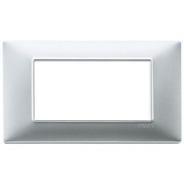 Offerta Vimar VIM14654.20 Placca 4M argento opaco