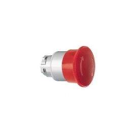 OFFERTA LOVATO PULSANTE MET.FUNGO 40MM ROSSO SB. ROTAZ.