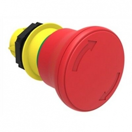 OFFERTA LOVATO PULSANTE FUNGO 40MM ROSSO SG.ROTAZIONE