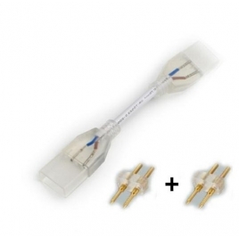 Offerta CONNETTORE + 2 PINS per tubo led flessibile - BIANCOELETTROSTORE