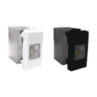 KROS Lampada di emergenza led universale 1 modulo 50lm 6 ore attacco keystone