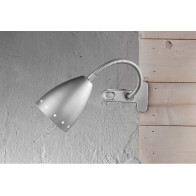 PERENZ Lampada Da Tavolo Argento Flex Con Pinza