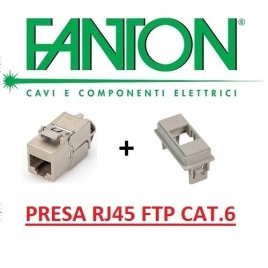 Offerta Presa verticale 8/8c. RJ45 schermata FTP cat.6