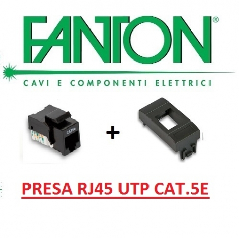 Offerta Presa 8/8c RJ45 (Keystone jack) Cat. 5e