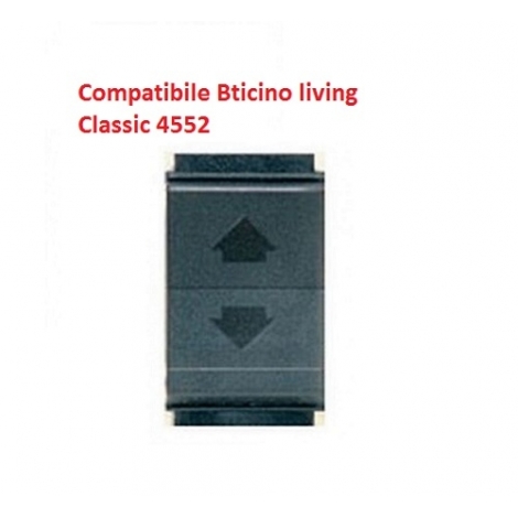 Deviatore Unipolare Bianco 10A 250V Compatibile Con Bticino Living Classic Feb Elettrica - Foto 9