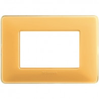 matix - placca 3p colors ambra BTICINO AM4803CAB