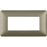matix - placca 4p titanium BTICINO AM4804MTA