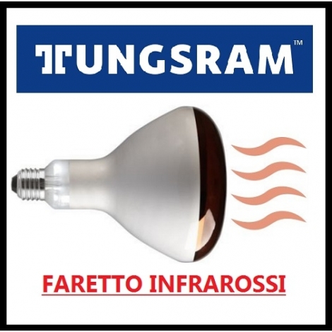 Offerta Lampadina infrarossi 150W E27 - BIANCOELETTROSTORE