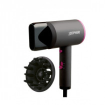 OFFERTA ZEPHIR ASCIUGACAPELLI DESIGN CON DIFFUSORE 2000W NERO/FUCSIA ZHB2000