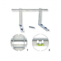 STAFFA CLIMATIZZATORE ACCIAIO REGOLABILE 440X800 KG80(240)