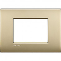 Offerta per  LL - placca 3P oro satinato BTICINO LNC4803OF