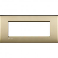 LL - placca 7P oro satinato BTICINO LNC4807OF
