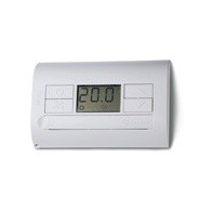 FINDER TERMOSTATO DIGIT BIANCO PARETE 1CO 5A BATT