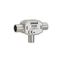 Vimar VIM01649 Adattatore multiplaTV 3,5dBx diametro 9,5 bianco