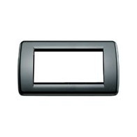 Offerta Vimar VIM16764.16 Placca Rondo 4M nero