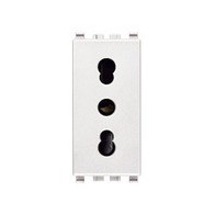 Offerta Vimar VIM20203.B Presa 2P+T 16A P17/11 bianco