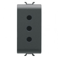 GEWISS GW12201 PRESA 1M 2P+T 10A P11 ST.ITA.NERO