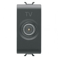 GEWISS GW12362 PRESA TV 1M PASS.5dB C.MASC.9,5mm NERO