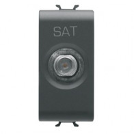 GEWISS GW12371 PRESA TV  SAT 1M DIRETTA C.F-FEMM.NERO