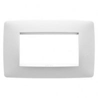 GEWISS GW16104TB PLACCA ONE 4P BIANCO LATTE