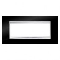 GEWISS GW16206TN PLACCA LUX 6P NERO TONER