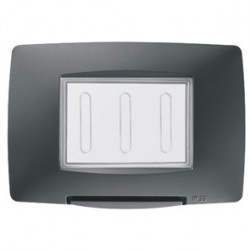 GEWISS GW16703TNN PLACCA STAGNA 3P IP55 NERO