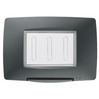 GEWISS GW16703TNN PLACCA STAGNA 3P IP55 NERO